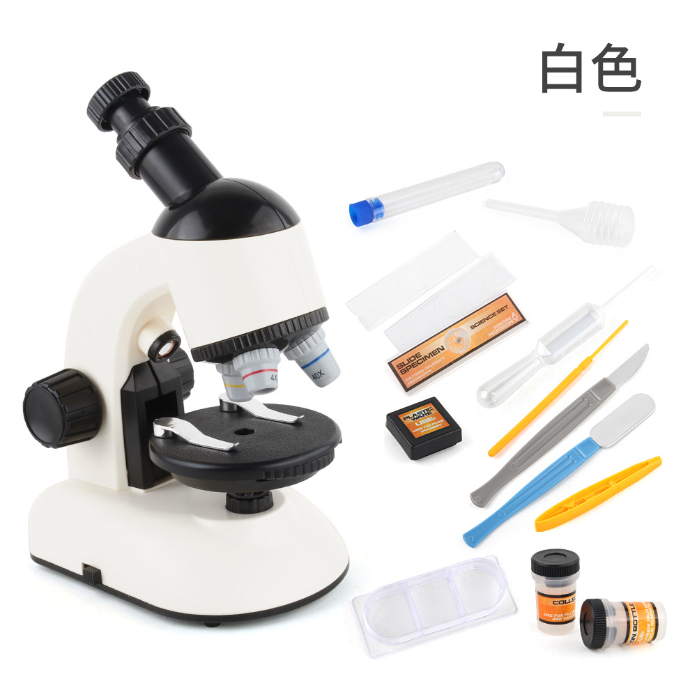 Picture of New Children's Microscope Telescope Toy Science Experiment Set Toy Primary School Student Microscope Toy