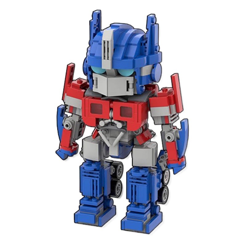 MOC compatible with Lego building blocks deformation mech suit love Tianzhu boy puzzle assembled intelligence toy gift