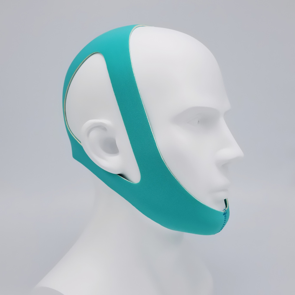 Picture of Triangle anti-snoring belt chin belt V-face pressure mask snoring belt face support strap health care fixed breathing correction belt