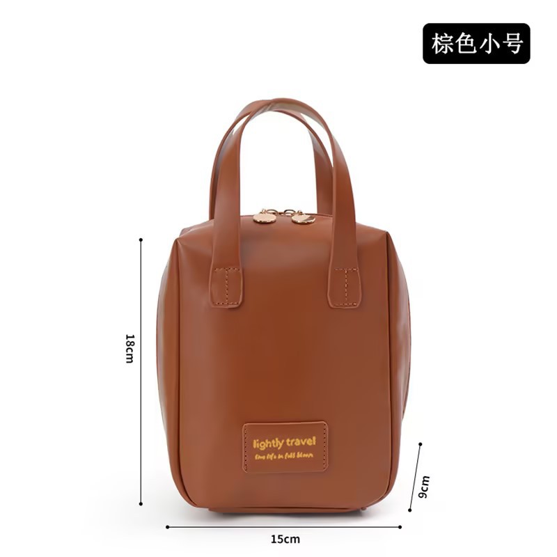 Picture of ins style shell cosmetic bag large capacity portable makeup travel storage bag women's wash bag