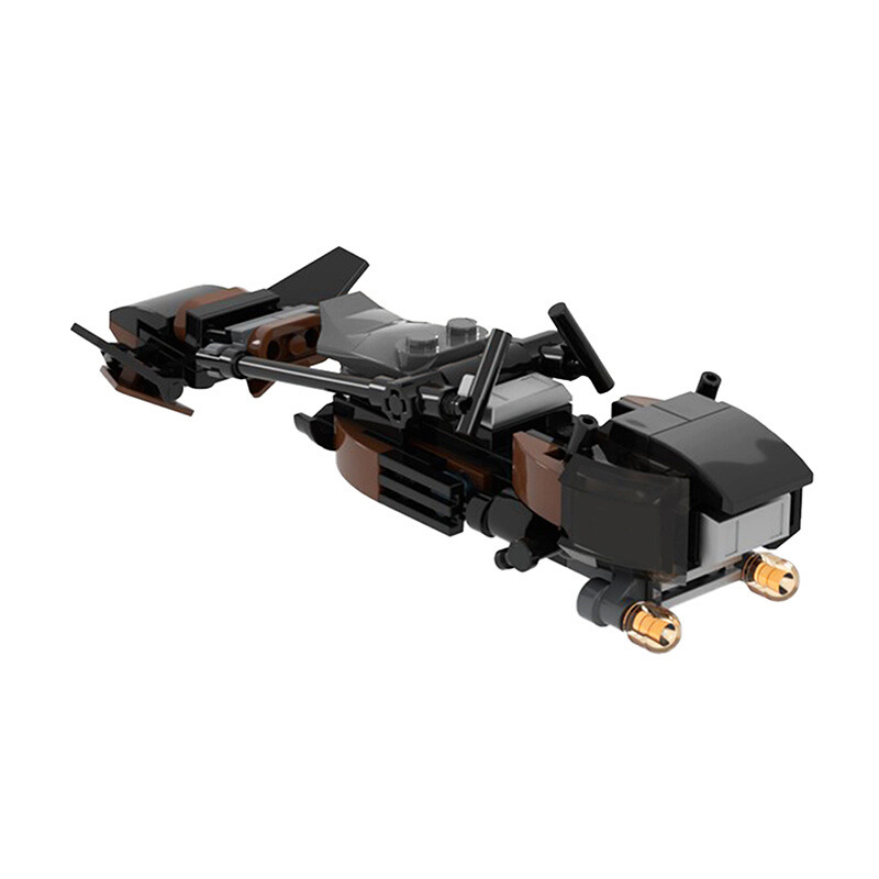 MOC Block Compatible Lego Small Particle Star Wars Series Toys Mandalorian Empire Scout Flying Moto