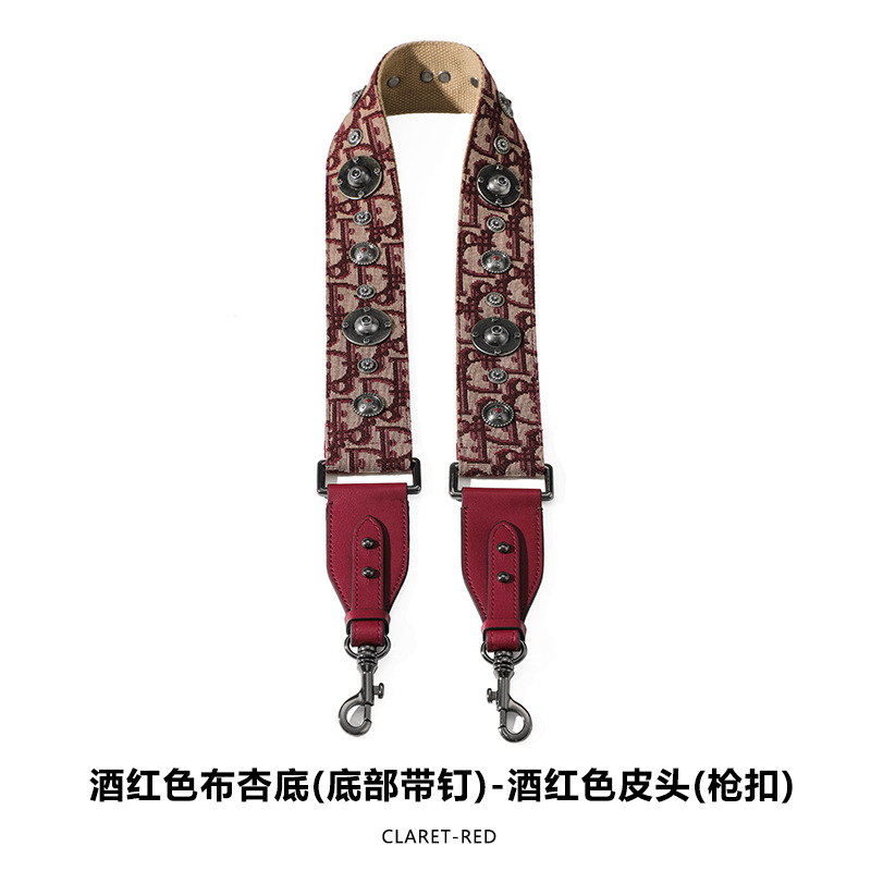 Picture of Mahuangshi MHS-F-66 Wide Bag with Canvas Shoulder Strap Shoulder Crossbody Cowhide Bag Accessories Bag Strap Comfortable D