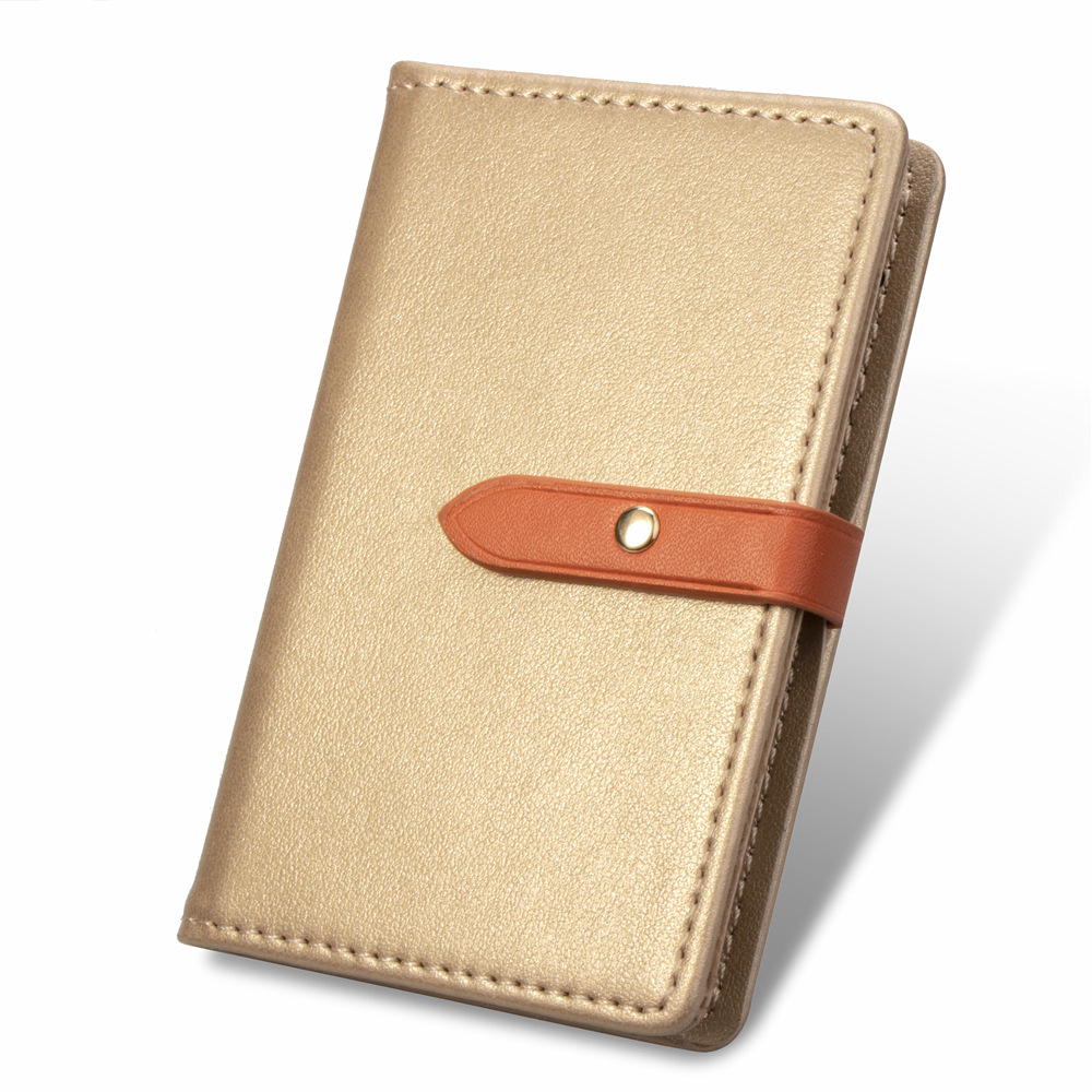 Picture of Mobile phone card bag back card holder creative bracket 3m glue paste bus card set Korean wallet gift customization