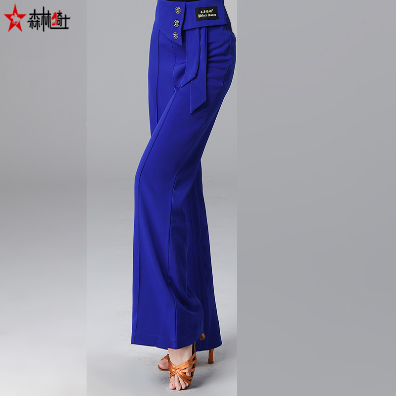 Picture of Sailor Dance Forest Knight Women's New Tassel One-piece Trousers Square Dance Latin Dance Jitterba Dance Culottes