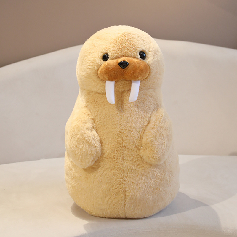 Picture of Bobbi Bear Ocean Series Aquarium Standing Penguin Plush Toy Doll Aquarium Seal Grab Doll Cross Border