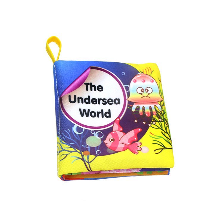 Picture of 34 cross-border newborn early education Enlightenment baby baby cloth book ringing paper BB whistle tear not to rot three-dimensional cloth book