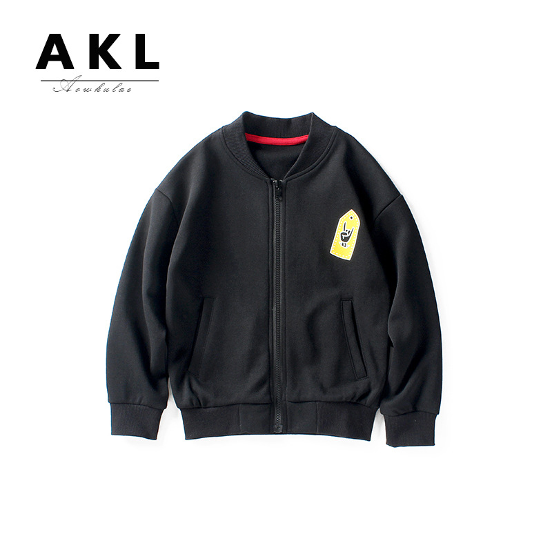 Picture of Spring and Autumn Korean Style New Children's Jacket Coat, Trendy Baseball Jacket for Older Children, Boys' Jacket Children's Outerwear