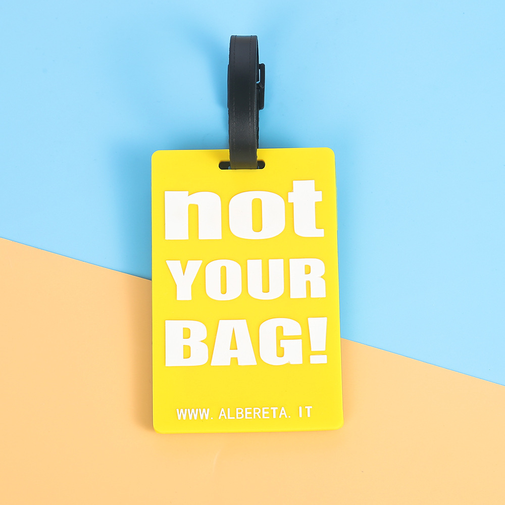 Picture of Amazon's New Cartoon Pvc Luggage Tag Bag Pendant Creative Card Holder Travel Suitcase Backpack Name Tag Wholesale