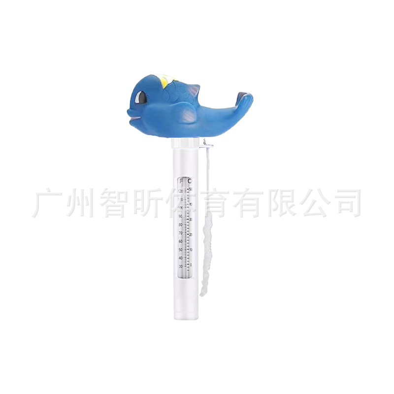 Picture of Factory direct swimming pool thermometer swimming pool cute goldfish thermometer swimming pool animal shape floating thermometer