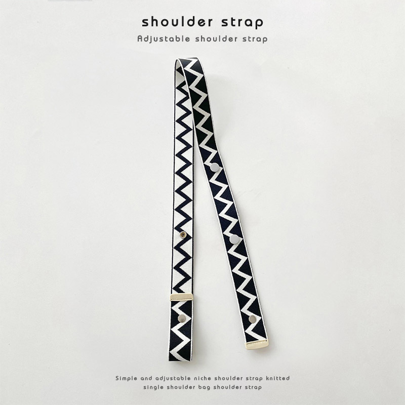 Picture of Adjustable Bag Strap Niche Design Knitted Shoulder Bag Crossbody Bag PU Leather Handbag Shoulder Strap Replacement Accessories