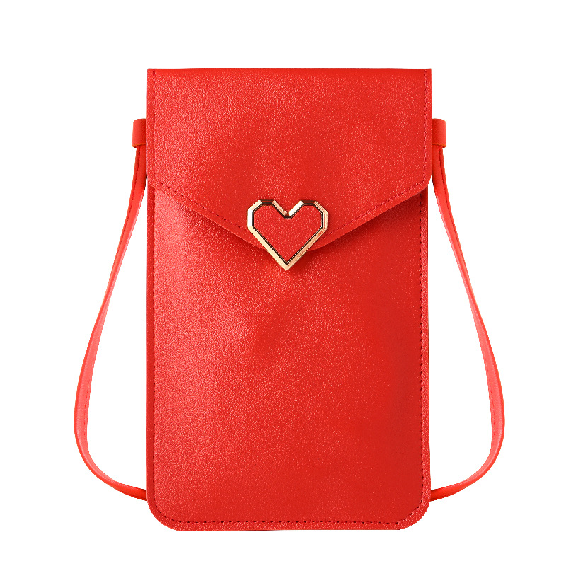 Picture of Put mobile phone bag women's slung neck mobile phone bag 2024 new summer vertical light walking touch screen small bag