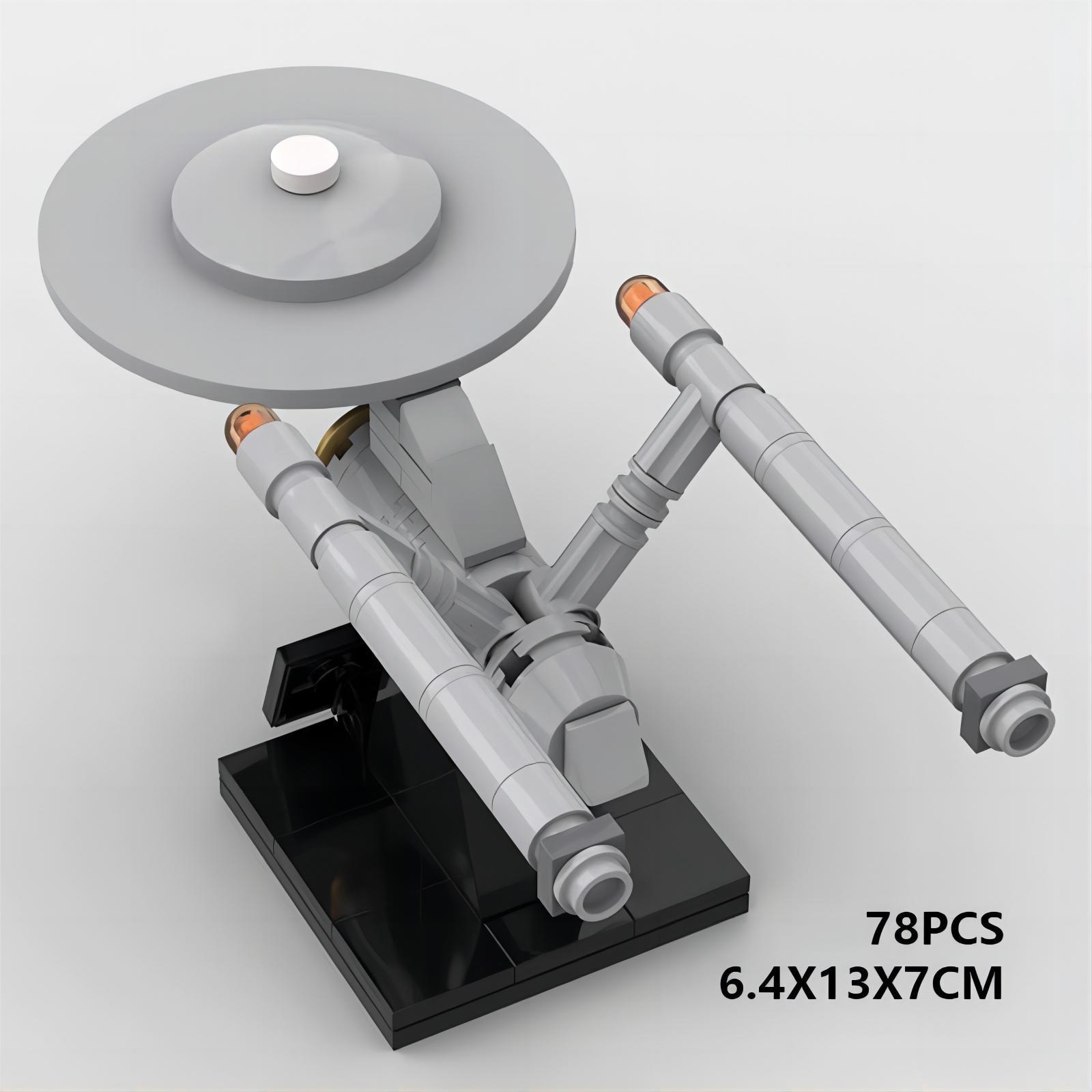Picture of MOC Building Blocks Compatible with Lego Starship Enterprise NCC-1701 Patchwork Building Blocks Space Toy