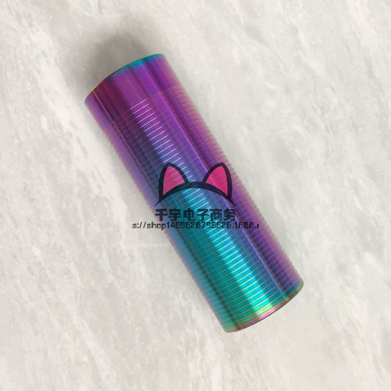 Picture of Colorful full-volume cylinder stainless steel baked blue air cylinder is suitable for M4 heat dissipation air cylinder 2 wave cylinder