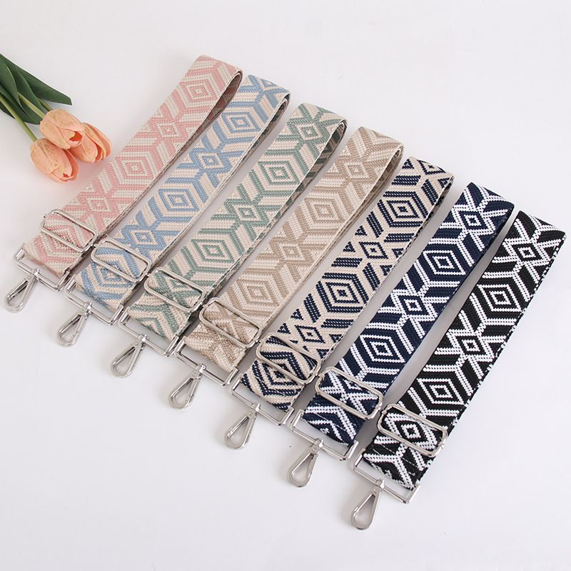 Picture of In stock 5cm widened women's bag strap shoulder strap accessories light luxury versatile polygon pattern crossbody strap shoulder strap