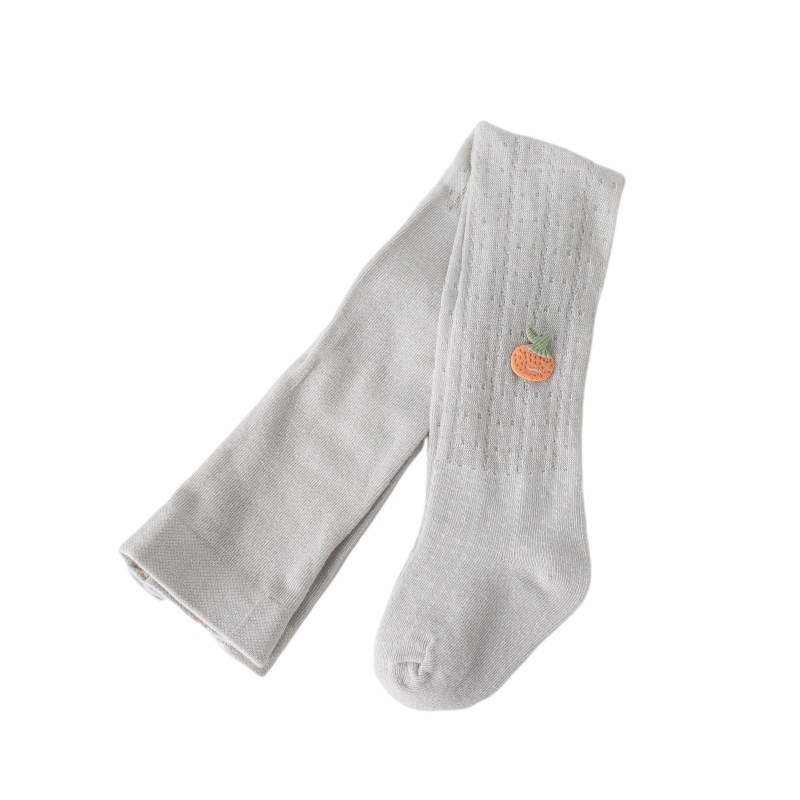 Picture of Spring and Summer 2025 Children's Mesh Pantyhose Breathable Cartoon Pineapple Baby Girl Air Conditioning Anti-mosquito Socks Girls' Leggings
