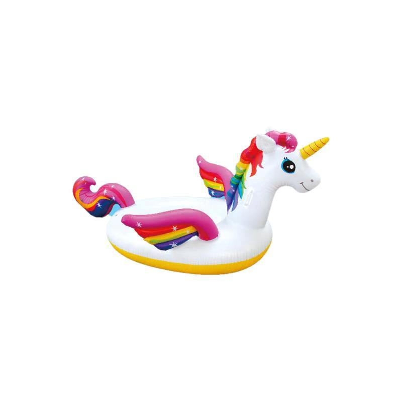 Picture of Summer Love Thickened Water Inflatable Animal Mount Whale Floating Circle Flamingo Swimming Circle Duck Unicorn Floating Row
