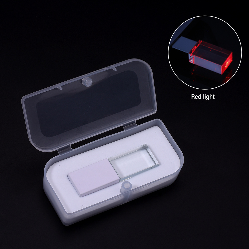 Picture of Foreign trade for crystal music USB 32G laser engraving logoU 64GB LED lamp free gift box