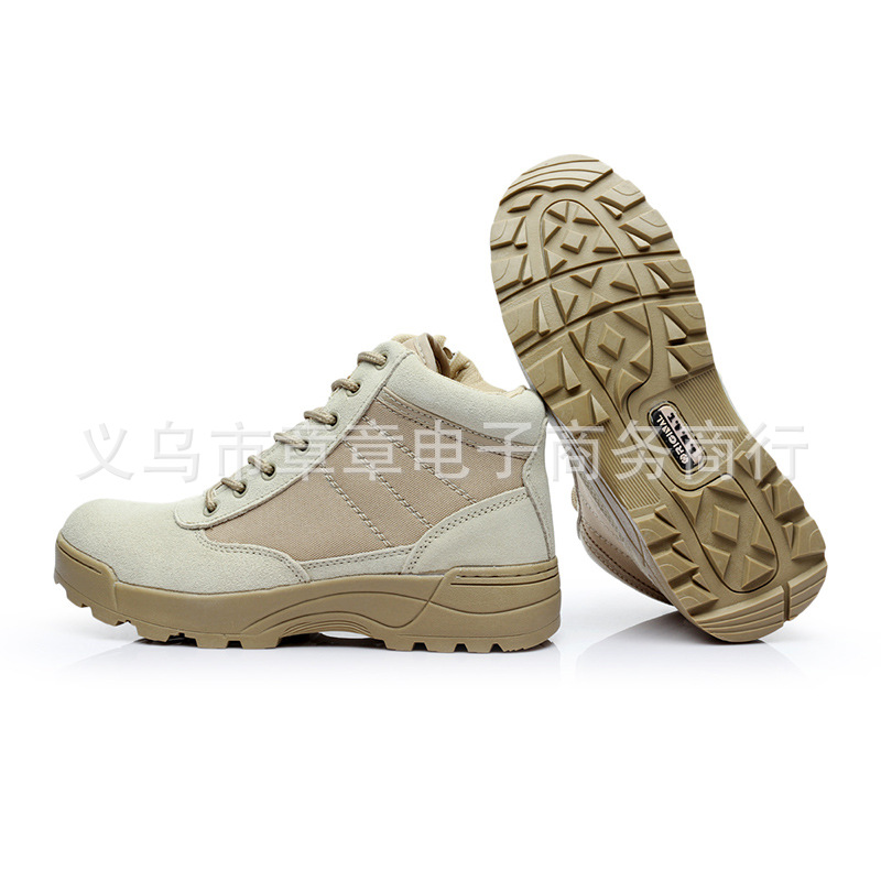 Picture of Cross-Border Supply Outdoor Low-Top Tactical Boots Hiking and Mountaineering Boots Desert Boots Men's Military Fan Training Shoes in Stock