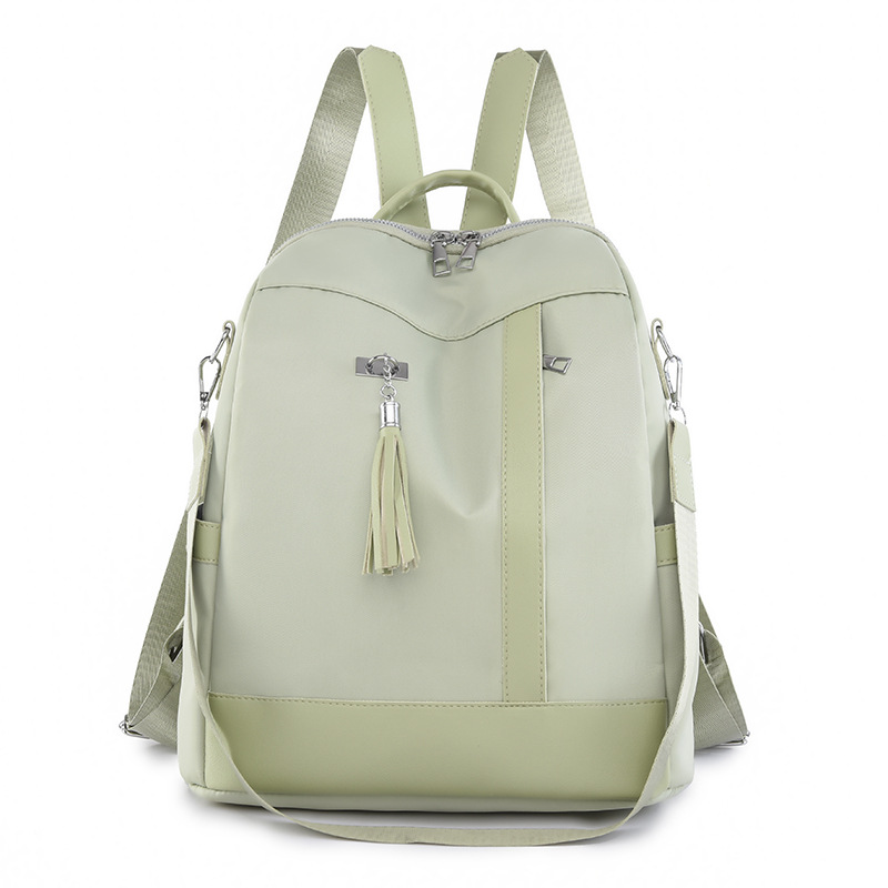 Picture of 2023 New Oxford Cloth Backpack Women's Lightweight All-match Tassel Backpack Daily Leisure Travel Bag