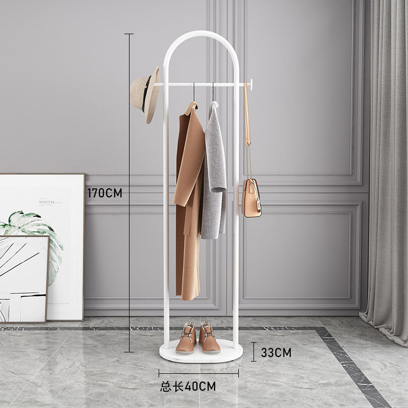 Picture of Nordic Light Luxury Coat Rack Floor Clothes Rack Home Clothes Rack Clothing Store Display Rack Bedroom Hanger Amazon Exclusive