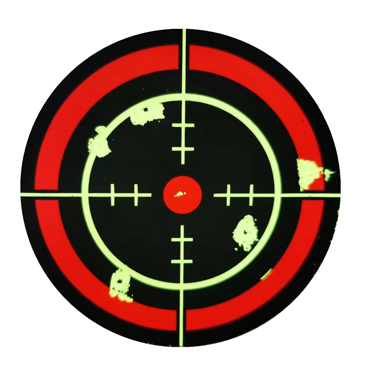 Picture of Ring-shaped arrow target paper self-adhesive shooting gun target paper practice round target sticker bow and arrow aiming splash target paper