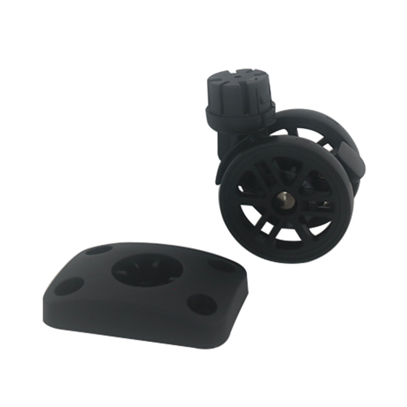 Picture of Factory Direct Sales Suitcase Casters with Brake Casters Detachable Casters Trolley Case Wheels Luggage Accessories