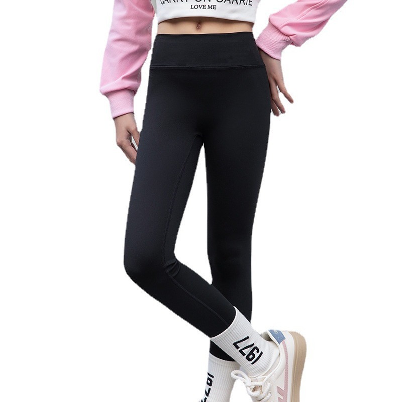 Picture of Girls' Seamless Shark Trousers Barbie Leggings Seamless Leggings Trendy New Style Mid-Big Kids Outer Wear Long Pants