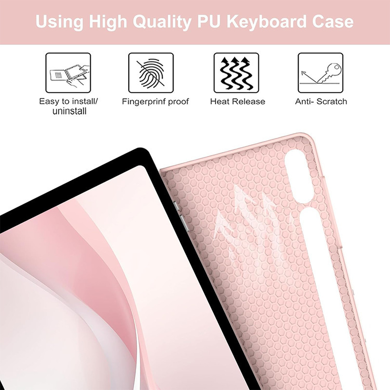 Picture of Suitable for Huawei Matepad Se11 Round Cap Wonderful Touch Keyboard Shell Matepad11.5S Pen Slot Leather Case Export