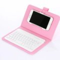 Picture of Mobile Phone Bluetooth Keyboard Leather Case Wireless Bluetooth Keyboard 7inch Specifications Available Three Systems Neutral Bluetooth Keyboard