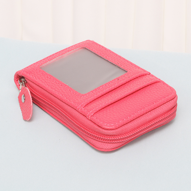 Picture of Cross-border New Arena Card Bag Korean-style Portable Women's Short Bank Card Holder Business Card Holder Vertical Zipper Clutch