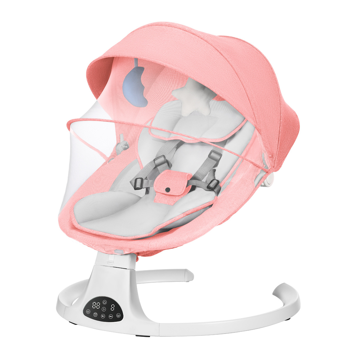 Picture of Amazon Cross-border Intelligent Electric Baby Rocking Chair Reclining Cradle Baby Sleeping Artifact Comfort Rocking Chair