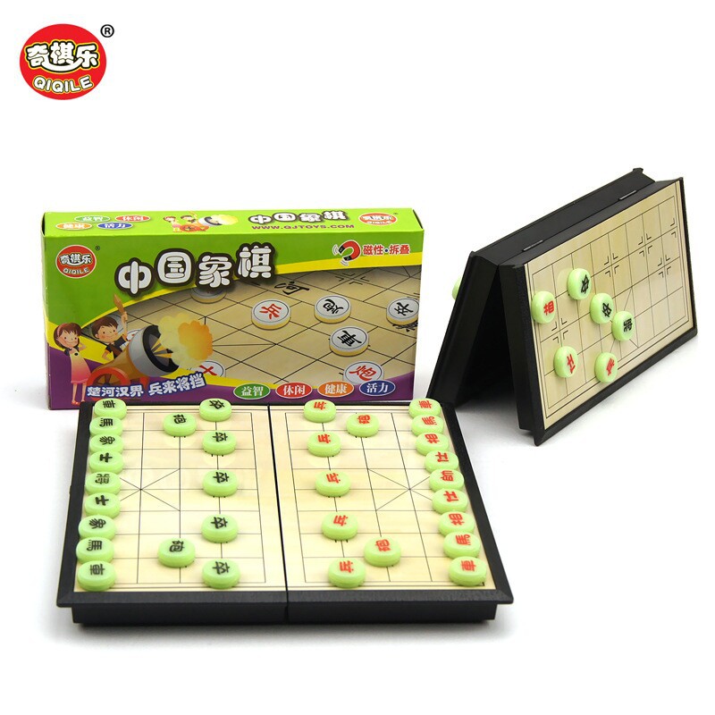 Picture of Children's Magnetic Folding Flying Chess Primary School Kindergarten Portable Five Beast Jumping Chess Educational Toys