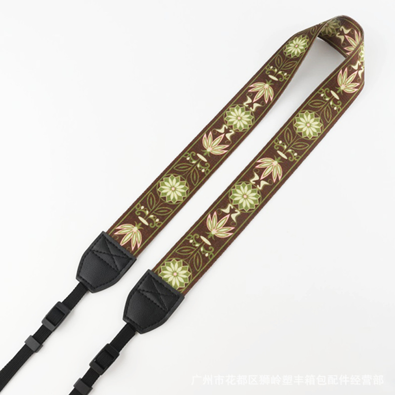 Picture of Micro single ethnic style shoulder strap camera strap 3.8cm thermal transfer lanyard micro single shoulder strap retro halter shoulder strap