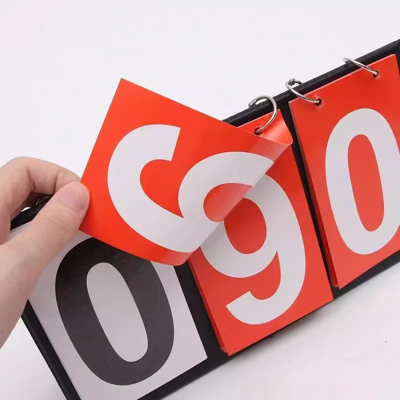 Picture of Scoreboard Basketball Scoreboard Football Table Tennis Billiards Game Counting Flip Scoreboard Four-Digit Scoreboard