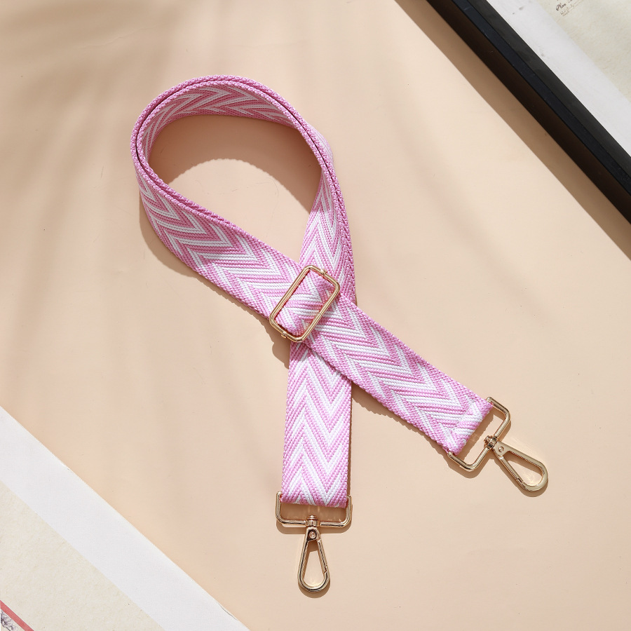 Picture of Bag shoulder strap crossbody strap adjustable widened shoulder strap gold silk jacquard bag strap