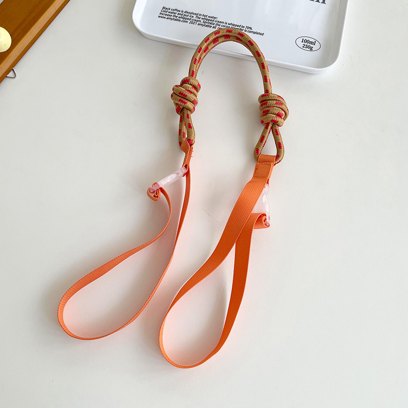 Picture of Bag Shoulder Strap New Extension Bag Strap Adjustable Shopping Bag Nylon Cloth Embroider Flower Hand-Held Crossbody Extended Strap