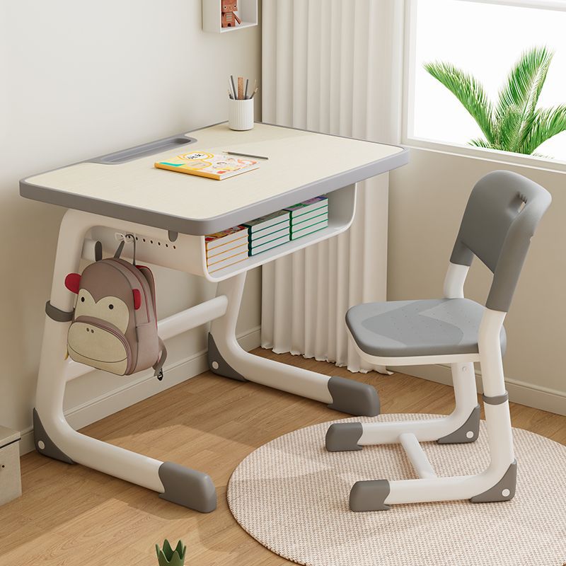 School desks and chairs, children's study desks, small apartments, home homework desk sets, liftable primary school student writing desks
