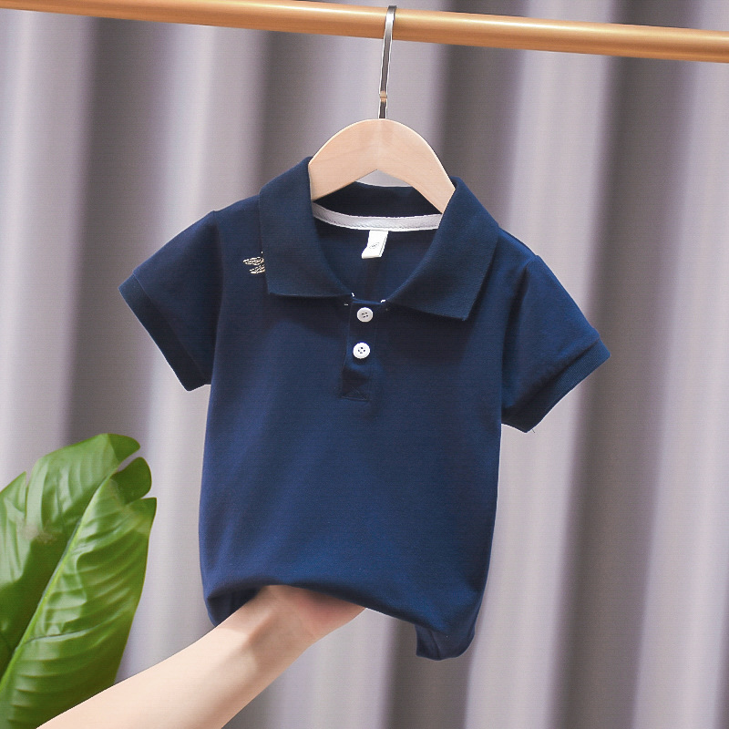 Picture of Boys' Summer Short-sleeved T-shirt Children's Round Collar Shirt Baby's Three-dimensional Cartoon Casual Short-sleeved Top New Fashionable