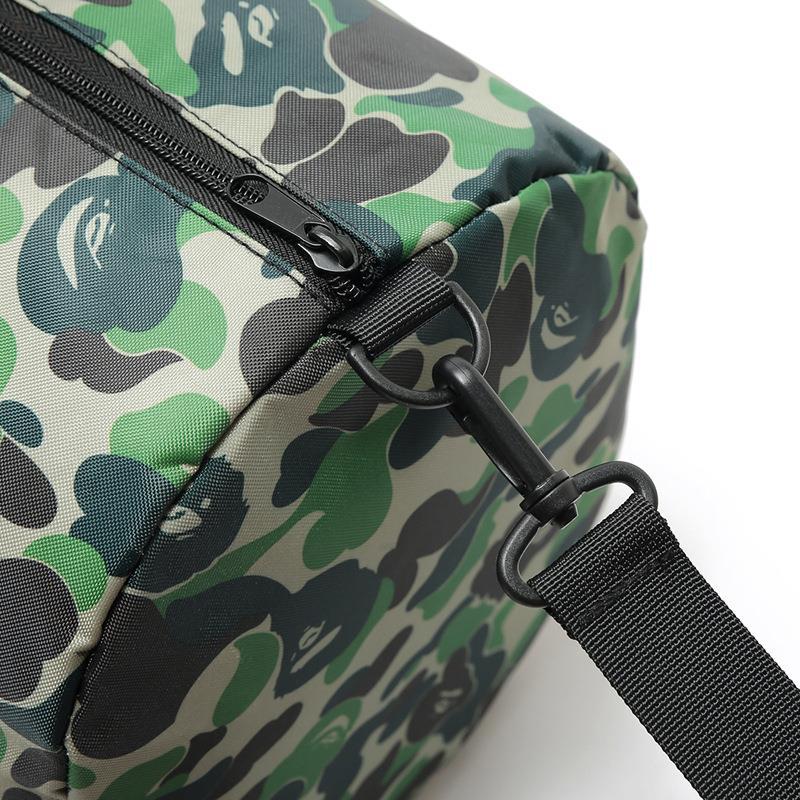 Picture of Japanese magazine APE camouflage waterproof crossbody cylinder Sports Travel Bag tote bag shopping bag
