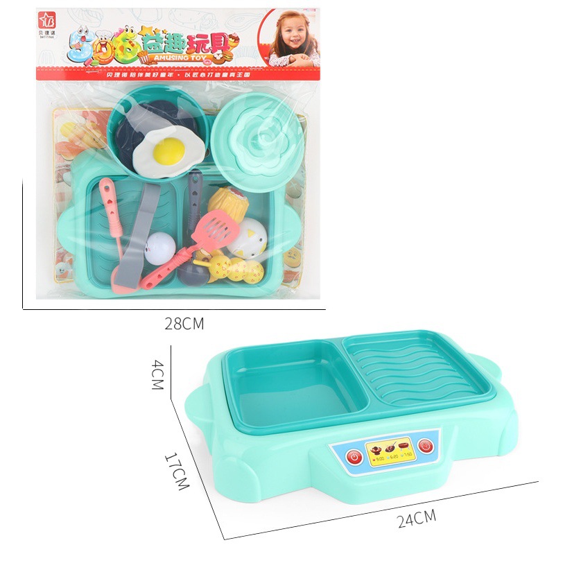 Children's Fun Kitchen Toys Boys and Girls Simulation Food Model Combination Set Full Set Mini
