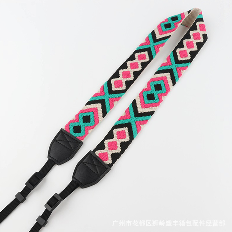 Picture of SLR Camera Shoulder Strap Camera Strap Waterproof Shock Absorbing Decompression 3.8cm Ethnic Jacquard Camera Strap