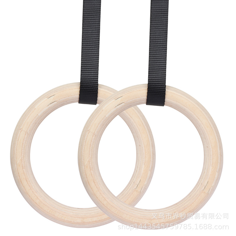 Factory wholesale indoor gymnastics fitness rings sports rings birch rings suit home sports rings