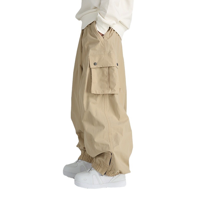 Harbin Small Potato Loose Waterproof Windproof Snowboard Pants Ski Suit Men's and Women's Pants Outdoor Outer Wear Pants