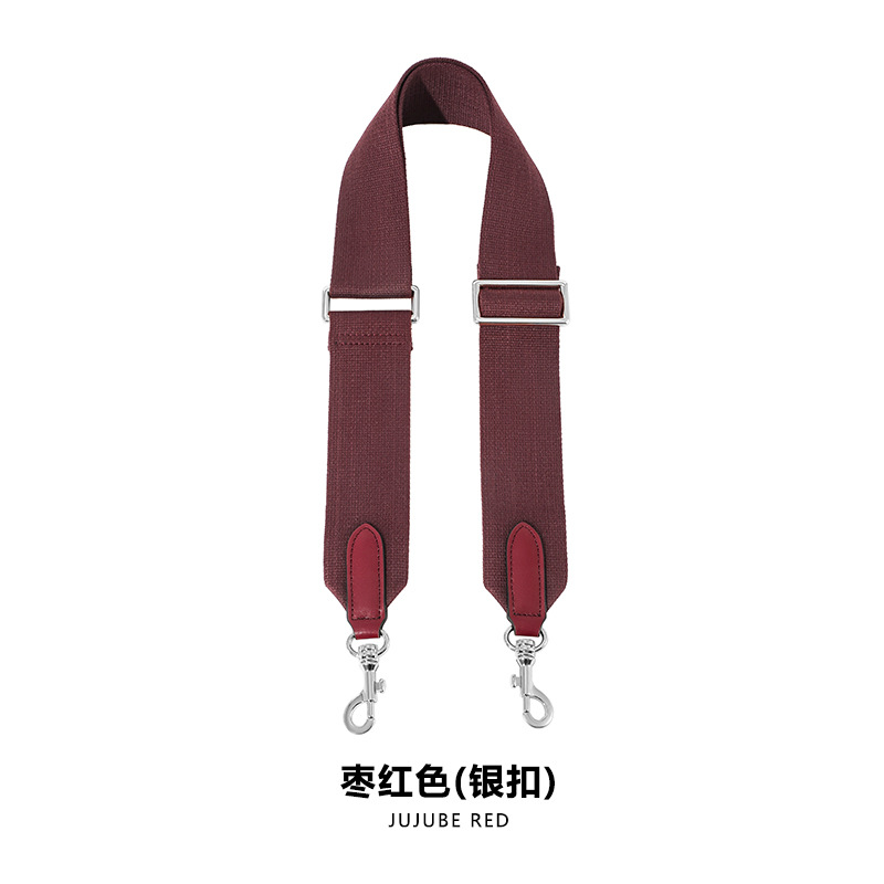 Picture of Mahuangshi MHS-F-11 Adjustable 5cm Canvas Webbing Wide Shoulder Strap Women's Bag Replacement Bucket Strap Accessories Crossbody