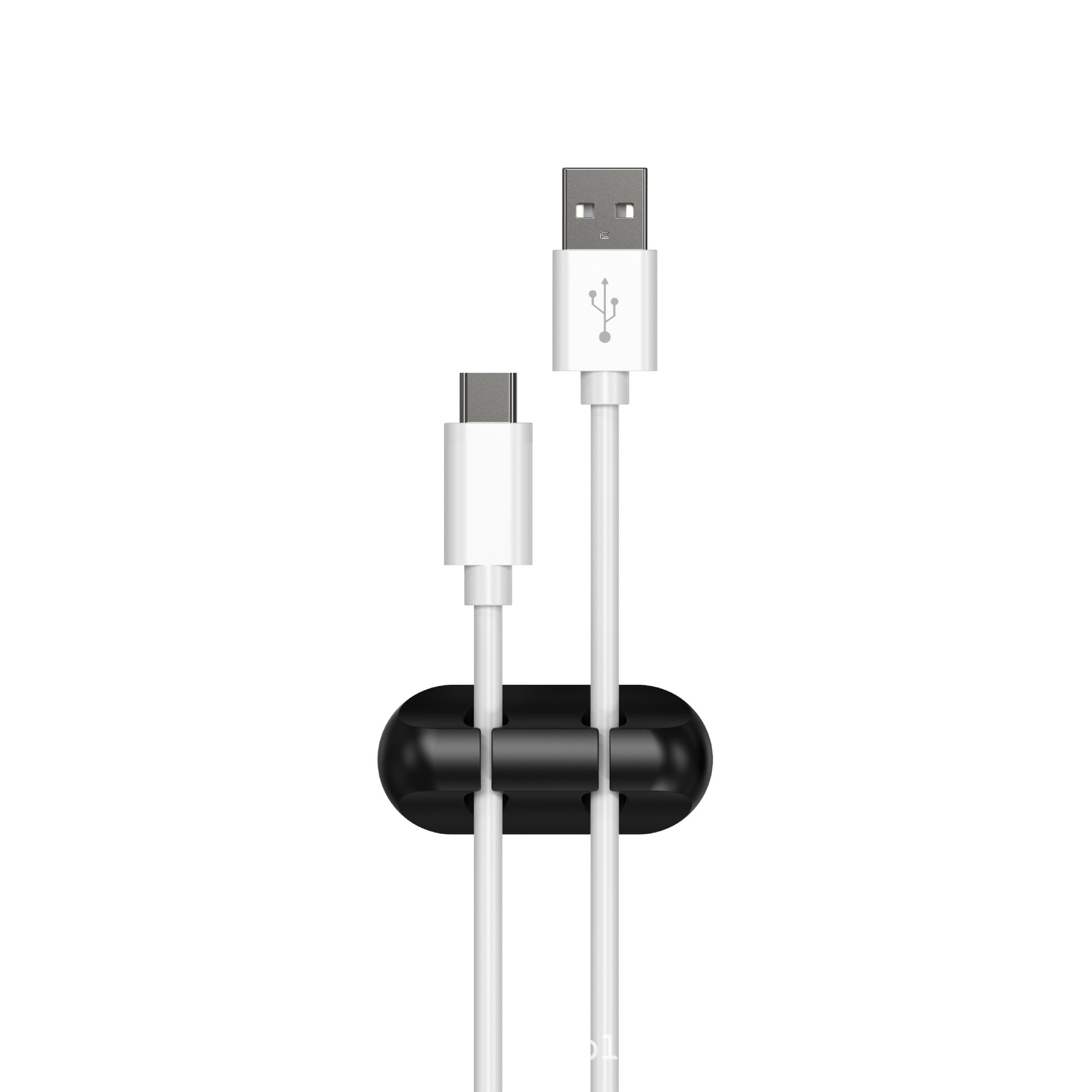 Picture of @@@@ New Desktop Charging Data Cable Holder Multi-port Creative Storage Wire Silicone Organizer Collector
