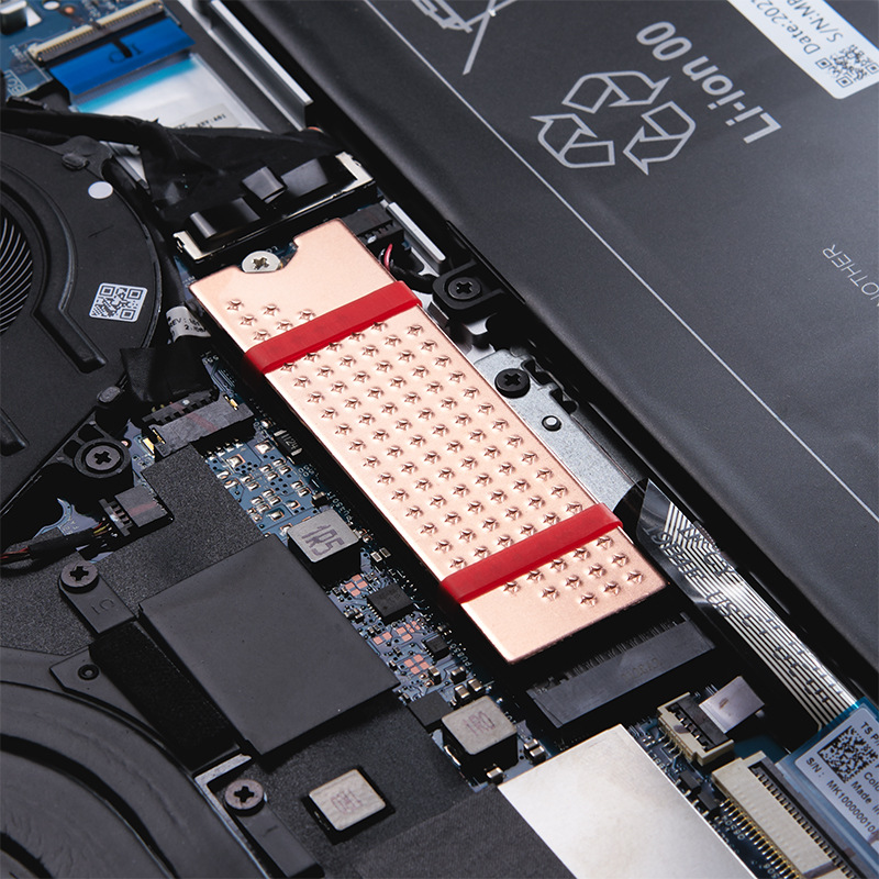 Picture of Cold matte copper Pro M.2SSD solid state drive radiator pure copper notebook 2280NVMe copper heat sink