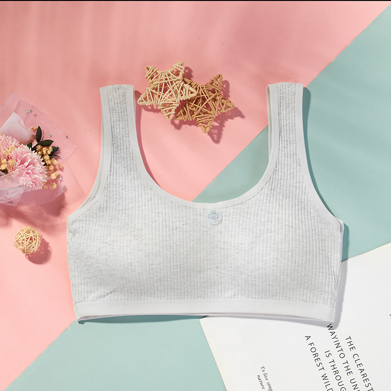 Picture of Girl's underwear development period student girl's high school student underwear pure cotton vest girl's junior high school student underwear