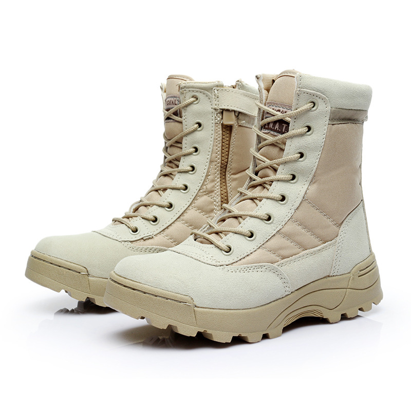 Cross-border Supply High-top Charge Boots Mountaineering Shoes Martin Boots Men's and Women's Tactical Boots Desert Boots