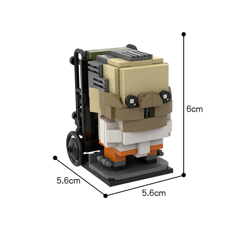 Picture of MOC Set Silence of the Lambs Hannibal Compatible Lego Small Particle 46069 Creative Square Head