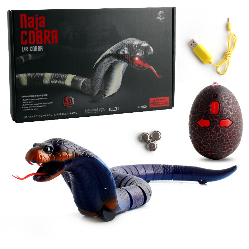 Picture of New Tricky Toy New and Unique Toy Remote Control Rattlesnake Remote Control Cobra Mini Snake Funny Toy